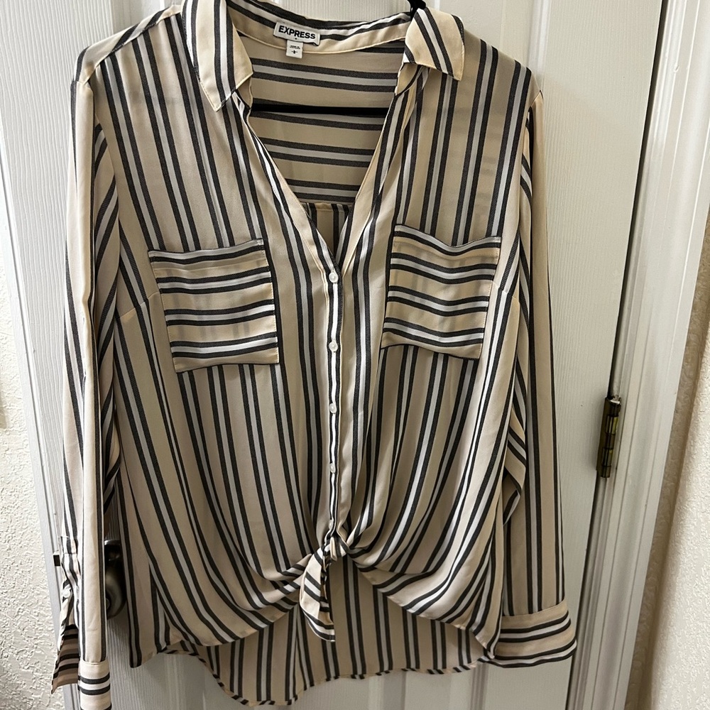 Express button up blouse